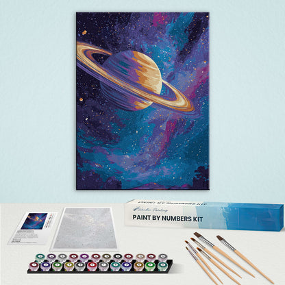 Nebula Rings | Paint by Numbers Kit