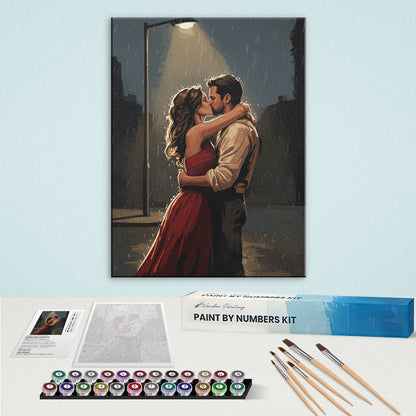 Kiss in the Rain | Paint by Numbers Kit