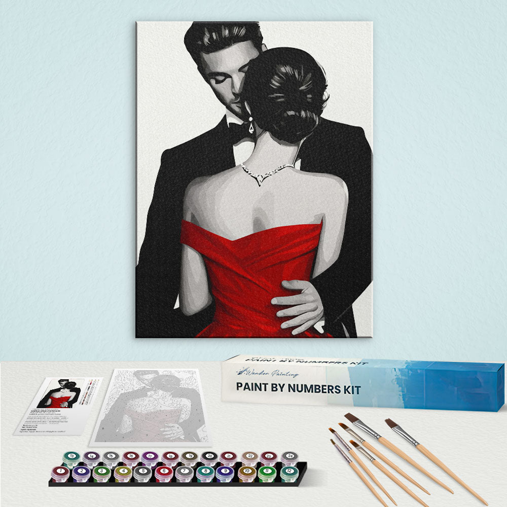 In His Arms | Paint by Numbers Kit