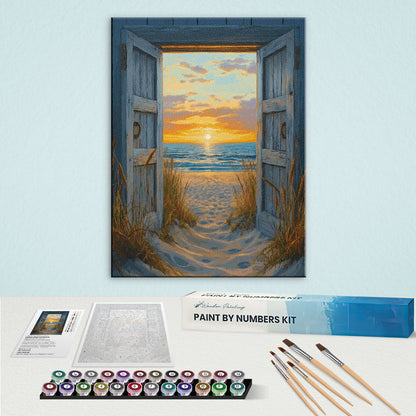 Pathway to Sunset | Paint by Numbers Kit