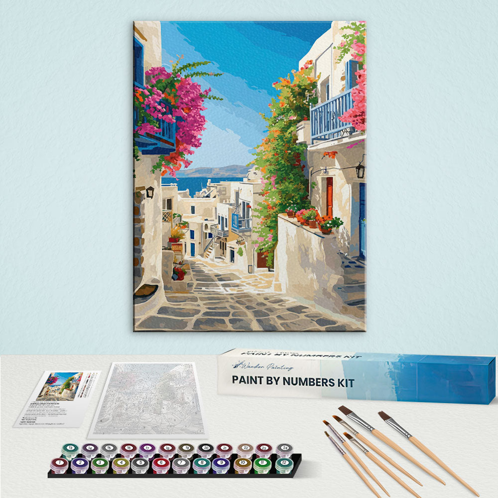 Aegean Path | Paint by Numbers Kit