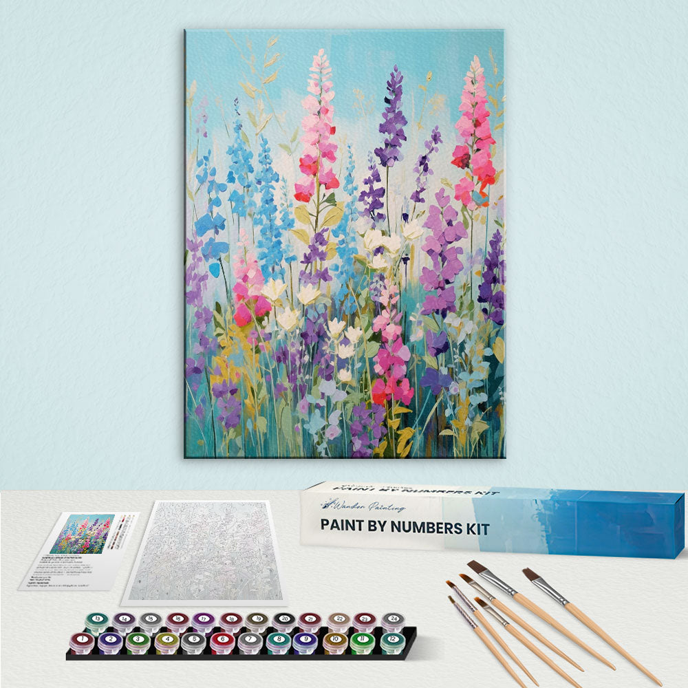Summer Wildflower Splendor | Paint by Numbers Kit