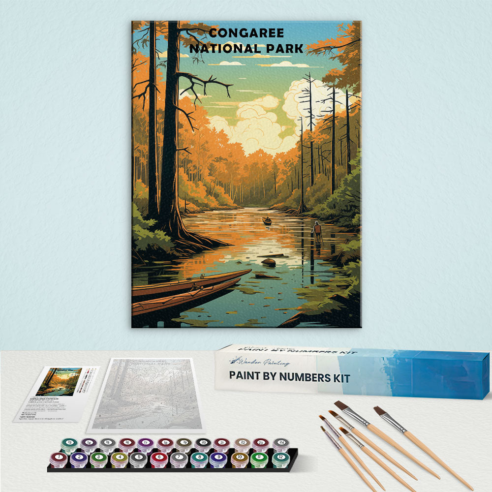 Congaree National Park | Paint by Numbers Kit