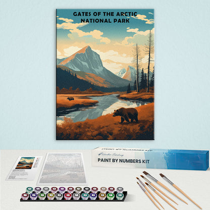 Gates of The Arctic National Park | Paint by Numbers Kit