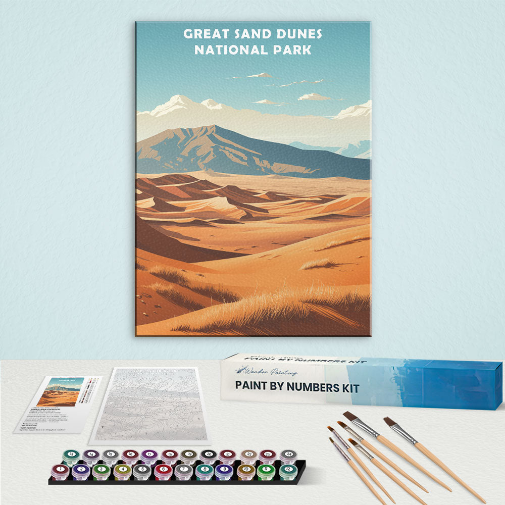 Great Sand Dunes National Park | Paint by Numbers Kit