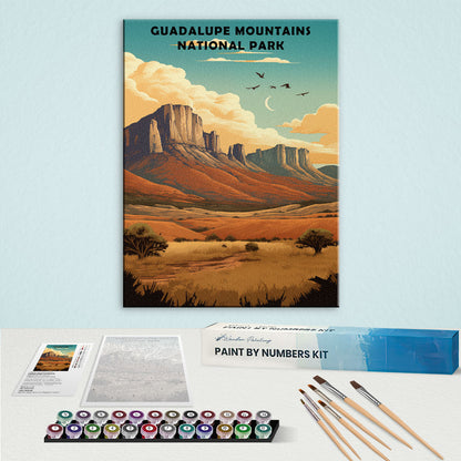 Guadalupe Mountains National Park | Paint by Numbers Kit