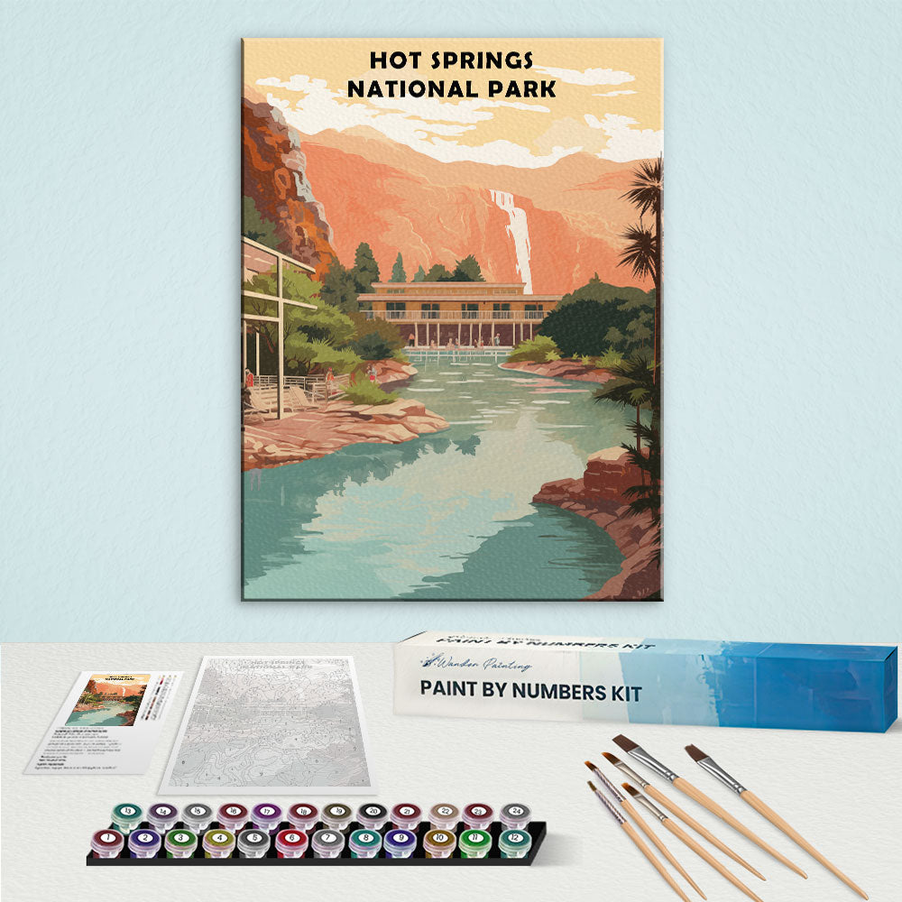 Hot Springs National Park | Paint by Numbers Kit