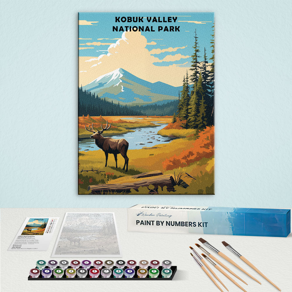 Kobuk Valley National Park | Paint by Numbers Kit