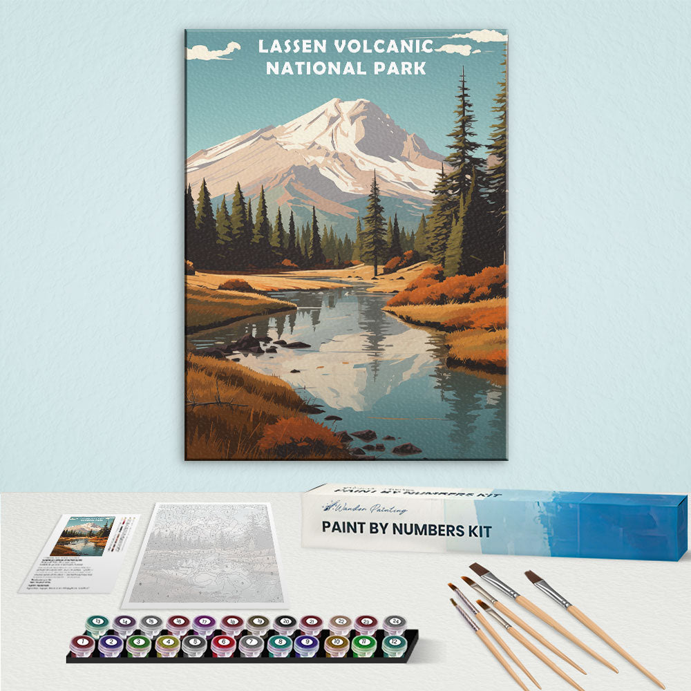 Lassen Volcanic National Park | Paint by Numbers Kit