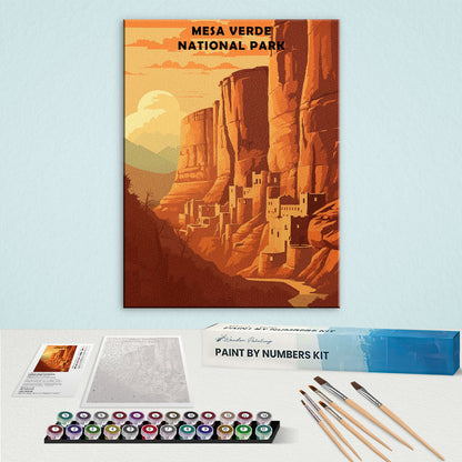 Mesa Verde National Park | Paint by Numbers Kit