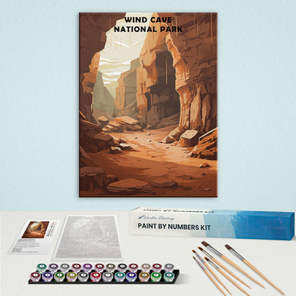Wind Cave National Park | Paint by Numbers Kit