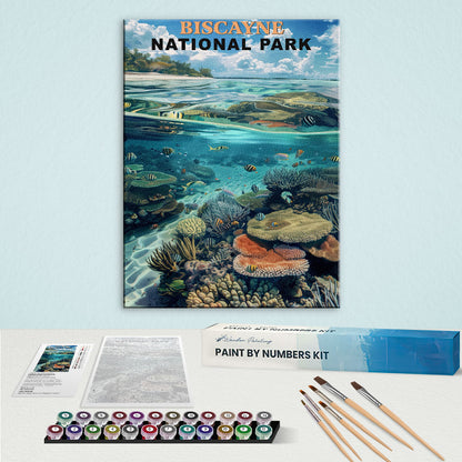 Biscayne National Park Vintage | Paint by Numbers Kit