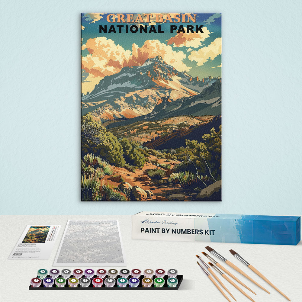 Great Basin National Park Vintage | Paint by Numbers Kit