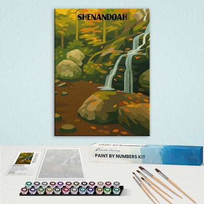 Shenandoah National Park Beginner | Paint by Numbers Kit