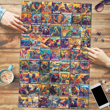 63 Animals National Parks Jigsaw Puzzle