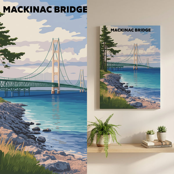 Famous Bridge Paint-By-Numbers