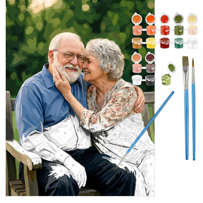 Date Night Kit For Couple | Custom Paint by Numbers