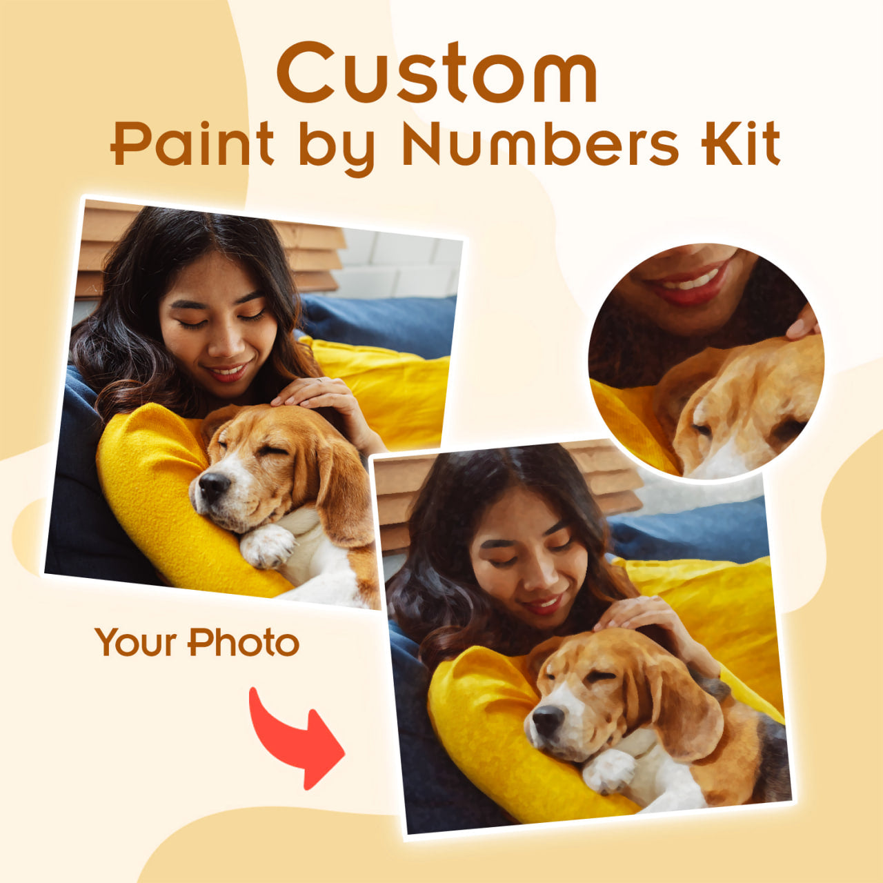 Custom Pet Paint by Numbers Kit