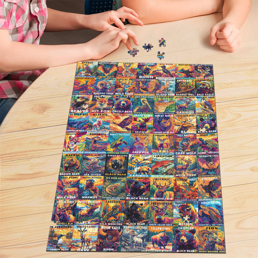 63 Animals National Parks Jigsaw Puzzle