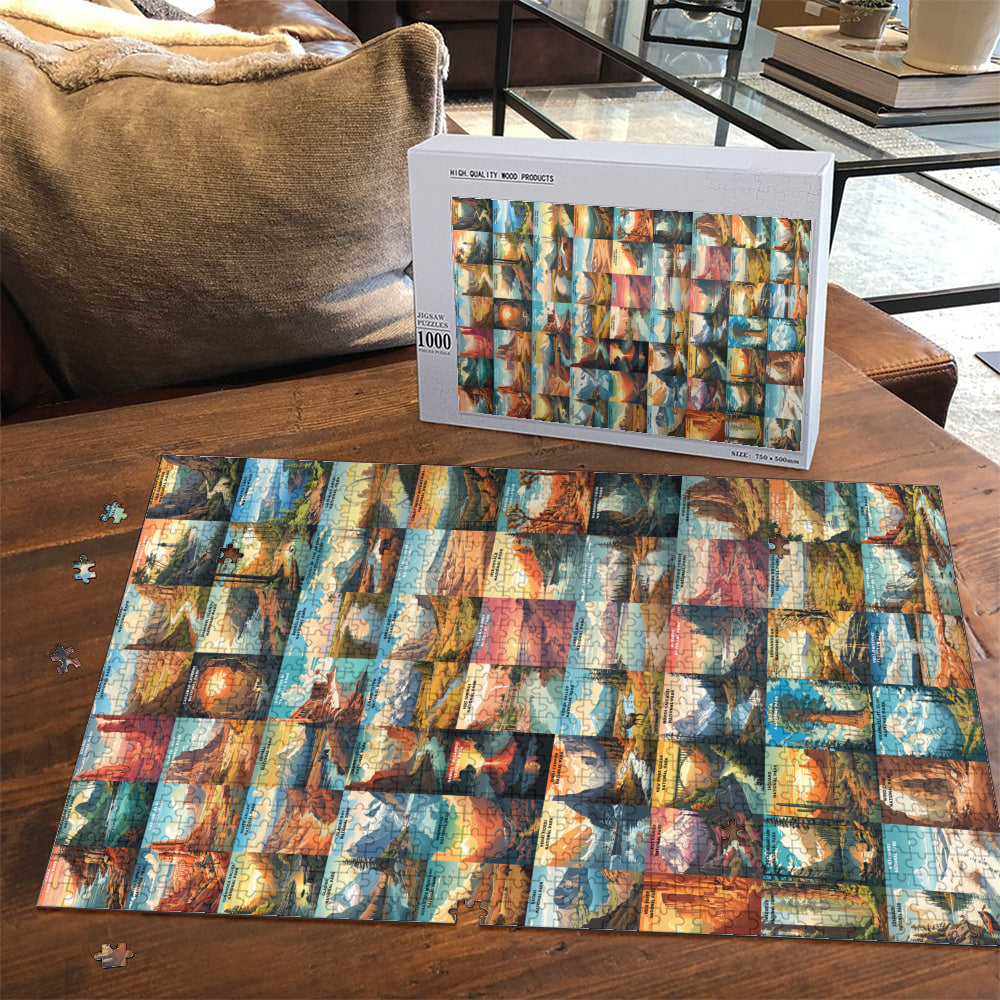 63 U.S. National Parks Jigsaw Puzzle