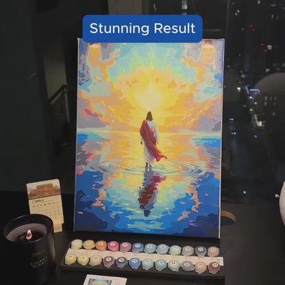 Jesus Walk Into the Light | Paint by Numbers Kit