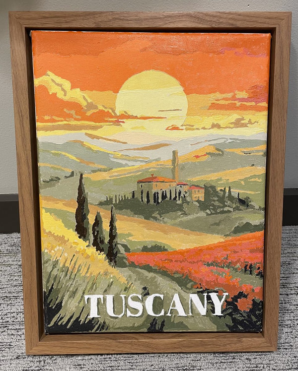 Tuscany Travel Poster