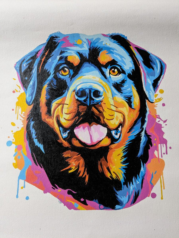 Rottweiler - Colorful Dog